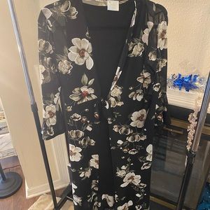 Black Floral Dress